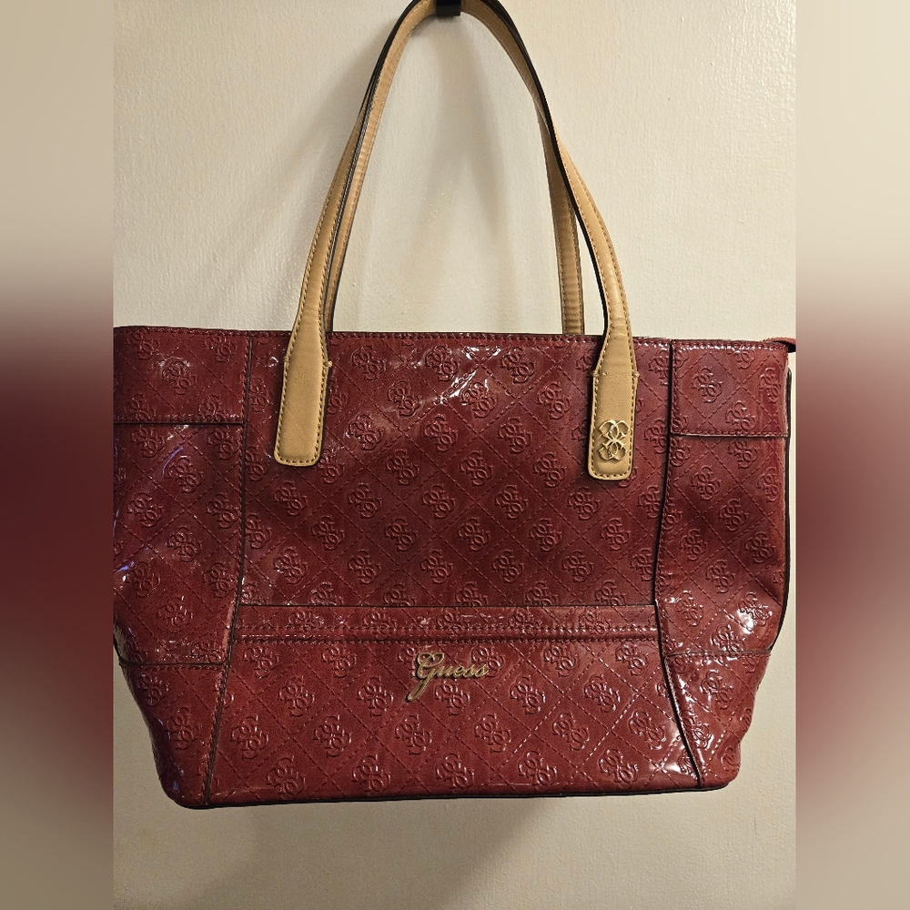 Guess Women's Handbag Pink Shoulder Bag